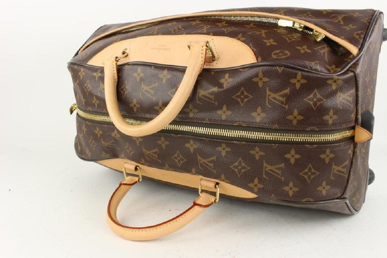 Louis Vuitton Convertible Damier Ebene Eole 50 Rolling Luggage Carry-on  Leather Rubber ref.293987 - Joli Closet