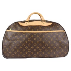 Louis Vuitton Monogram Eole 50 Rolling Luggage Convertible Duffle Bag 1019lv29