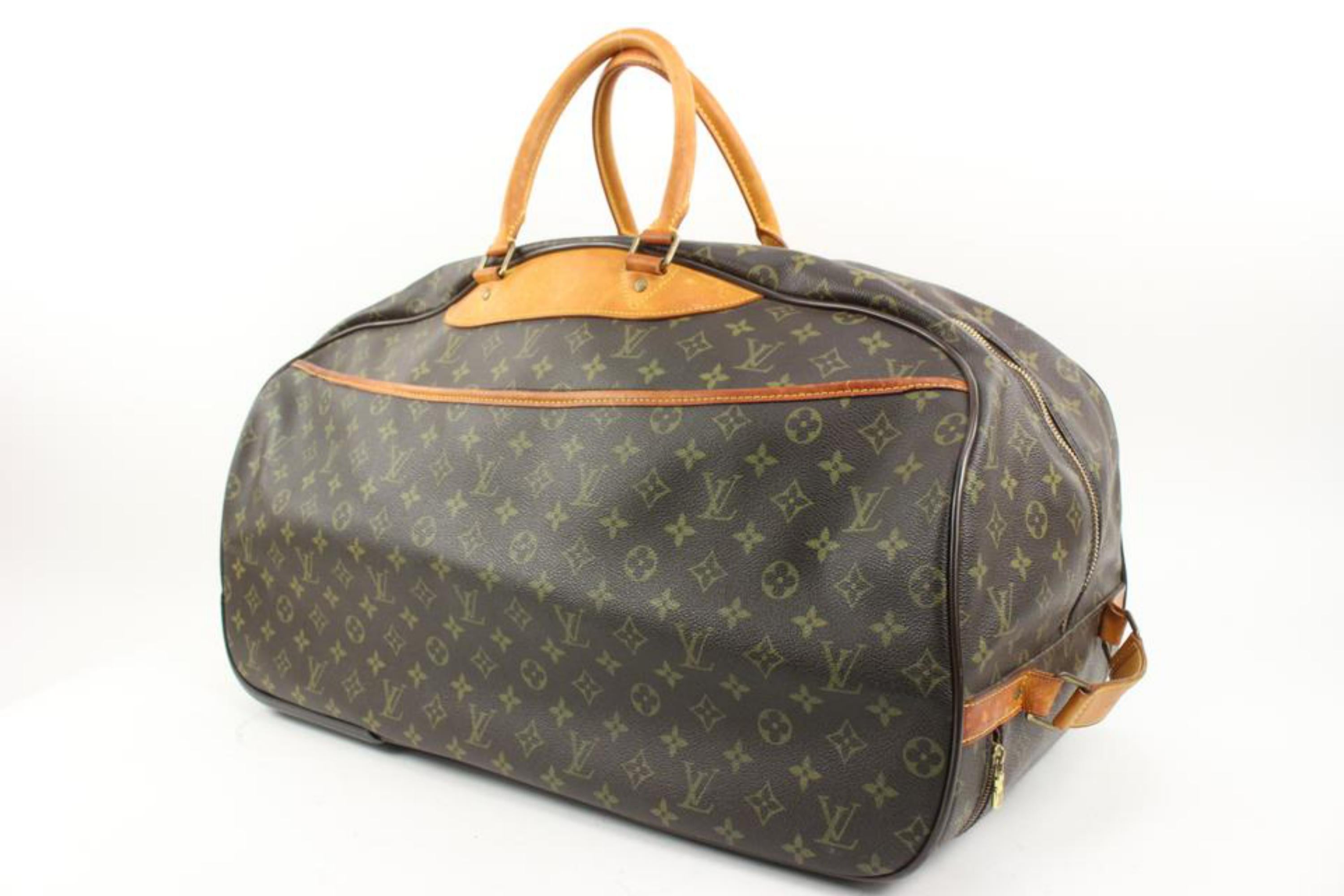 Louis Vuitton Monogram Eole 60 Rolling Luggage Convertible Duffle 2LV52a 4
