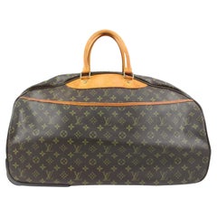 Louis Vuitton Monogram Eole 60 Rolling Luggage Convertible Duffle 2LV52a