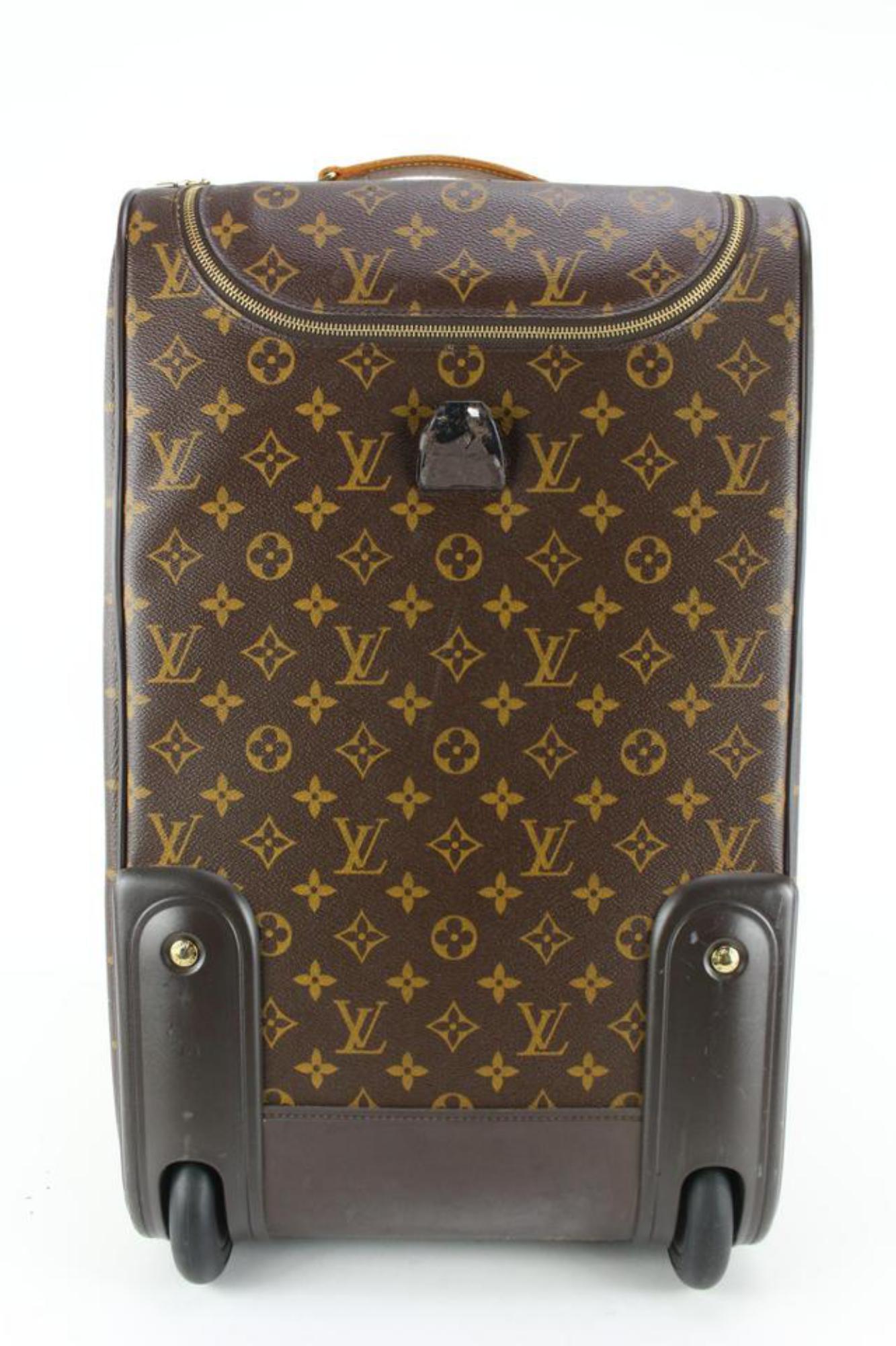 Women's Louis Vuitton Monogram Eole Rolling Luggage Convertible Duffle 79lk524s