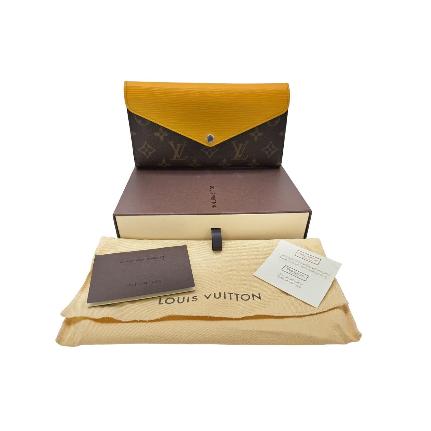 Louis Vuitton Monogram Epi Marie-Lou Long Wallet For Sale 6