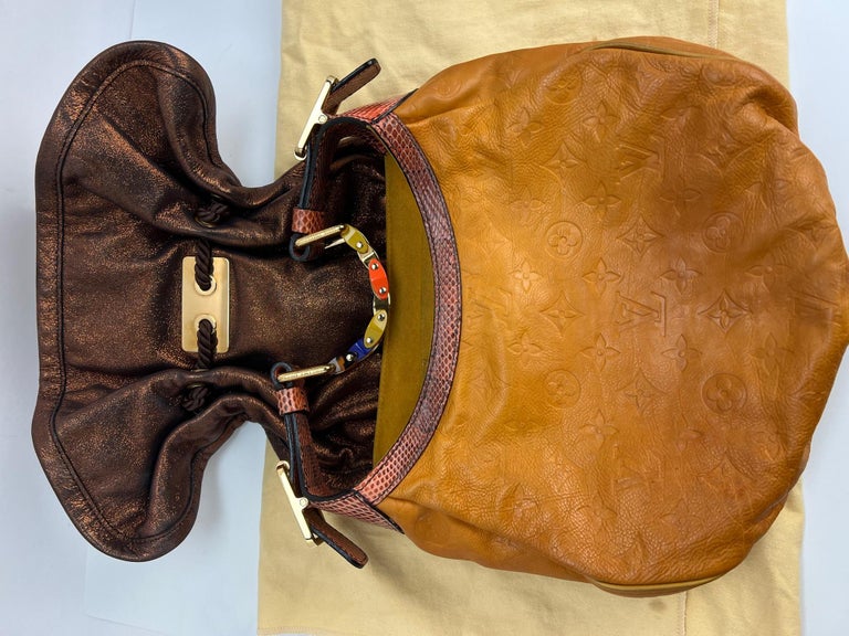 LOUIS VUITTON Monogram Epices Kalahari PM Red Shoulder Bag Handbag