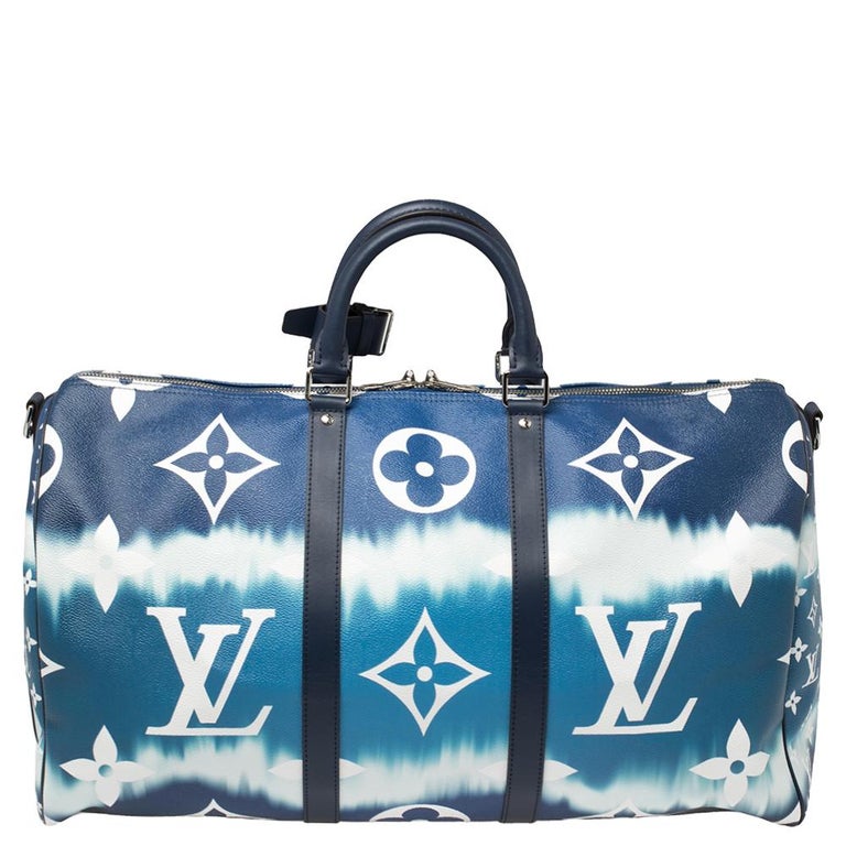 LOUIS VUITTON  Keepall Escale Bandouliere 50 Coated Canvas We