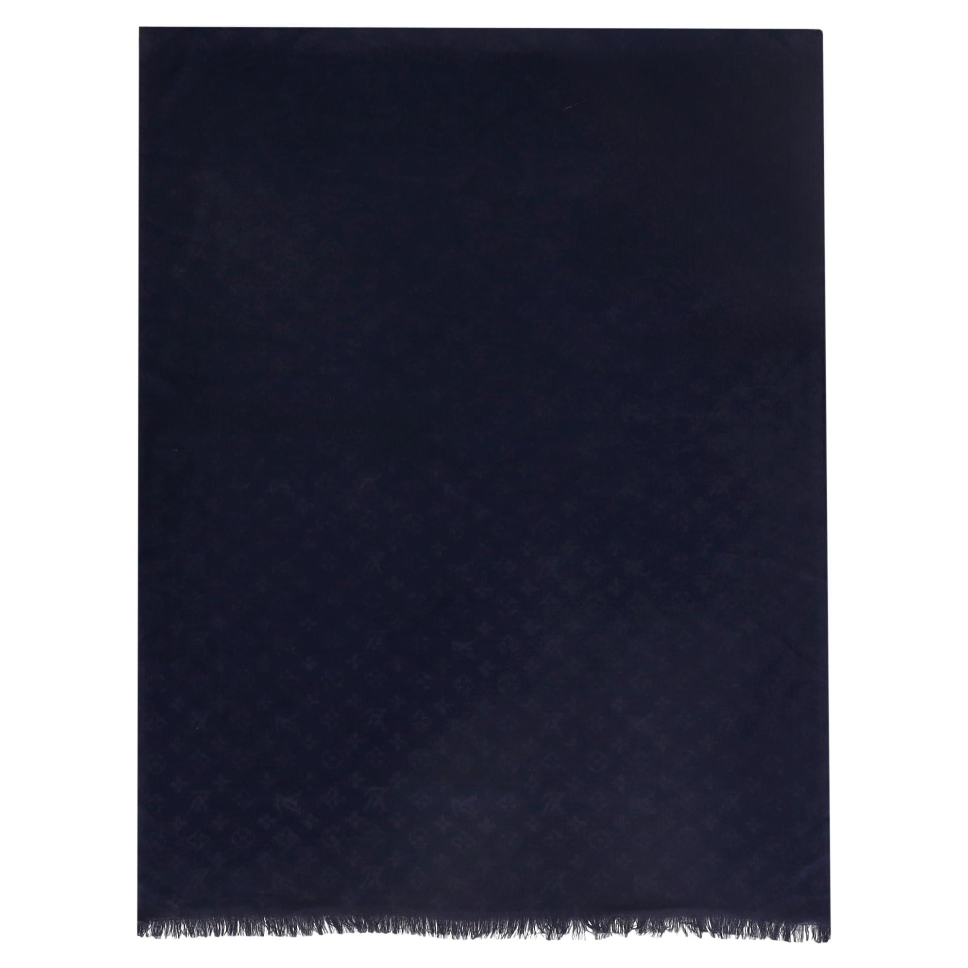 Sciarpa Monogram Essential in cotone Louis Vuitton in vendita