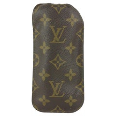 Used Louis Vuitton Monogram Etui Glasses Case 108lv25