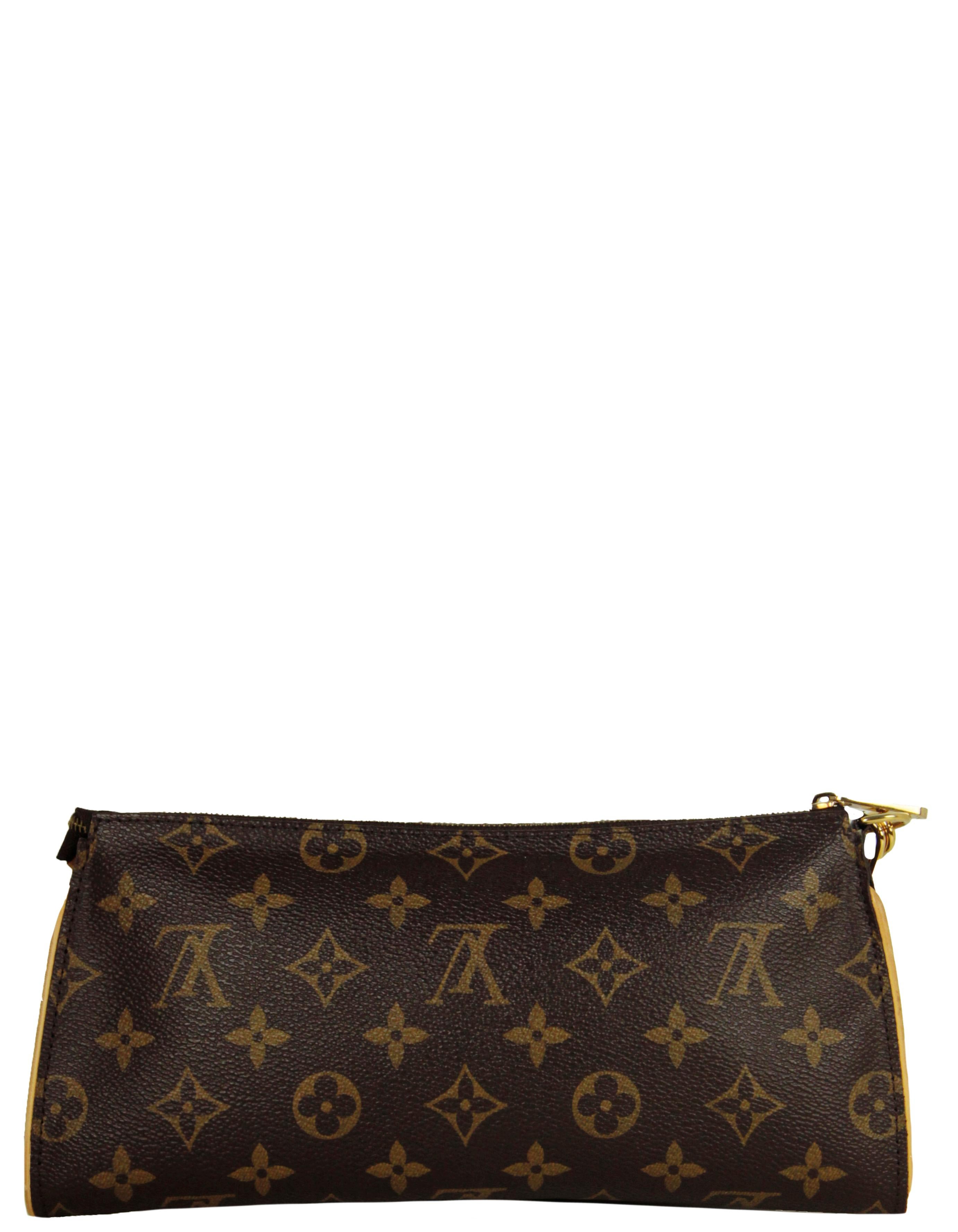 Louis Vuitton Monogram Eva Clutch Crossbody Bag In Excellent Condition For Sale In New York, NY