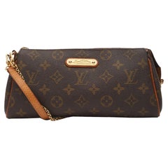 Louis Vuitton Monogram Eva Clutch Shoulder Bag (2010)