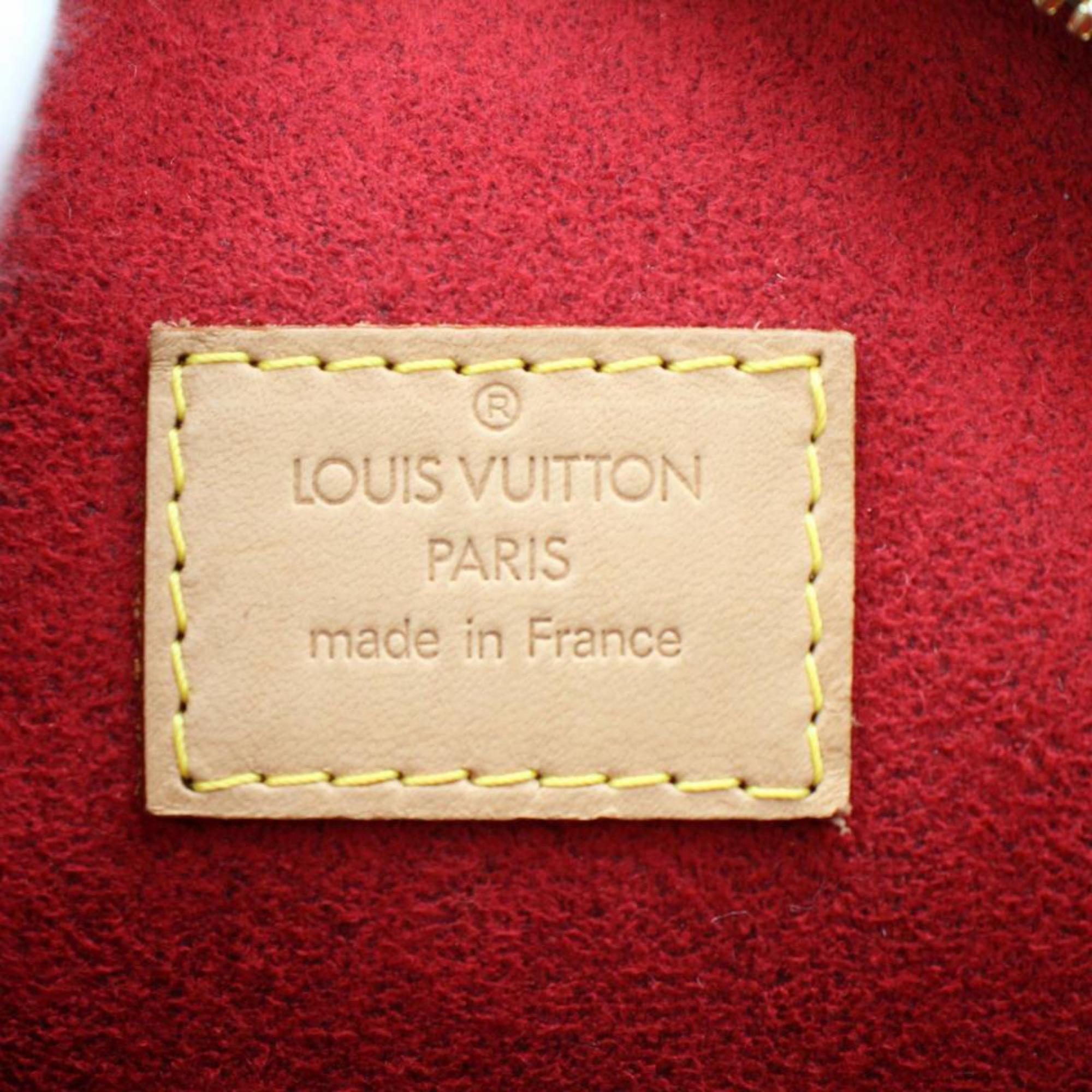 Louis Vuitton Monogram Excentricite 867215 Brown Coated Canvas Satchel For Sale 4