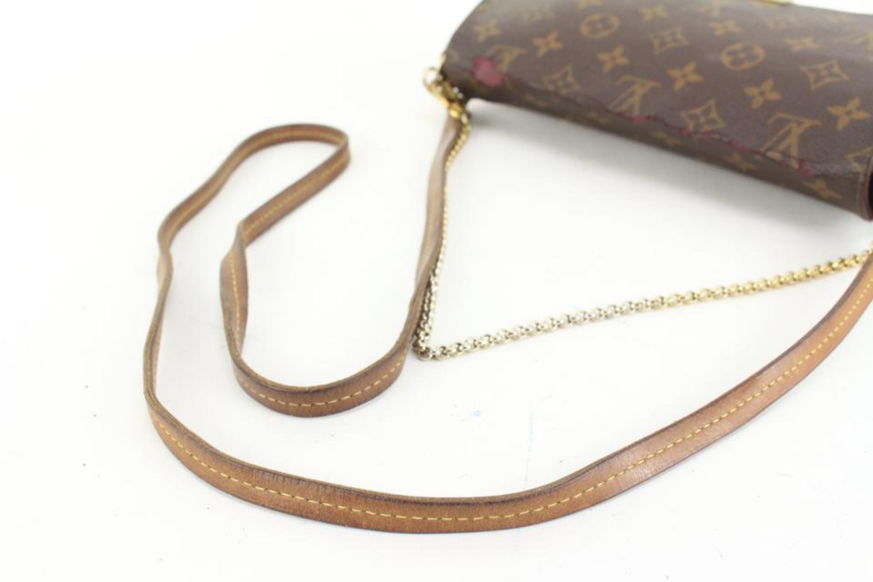 Louis Vuitton Monogram Favorite MM 2way Crossbody Flap Bag 4lk53s For Sale 1