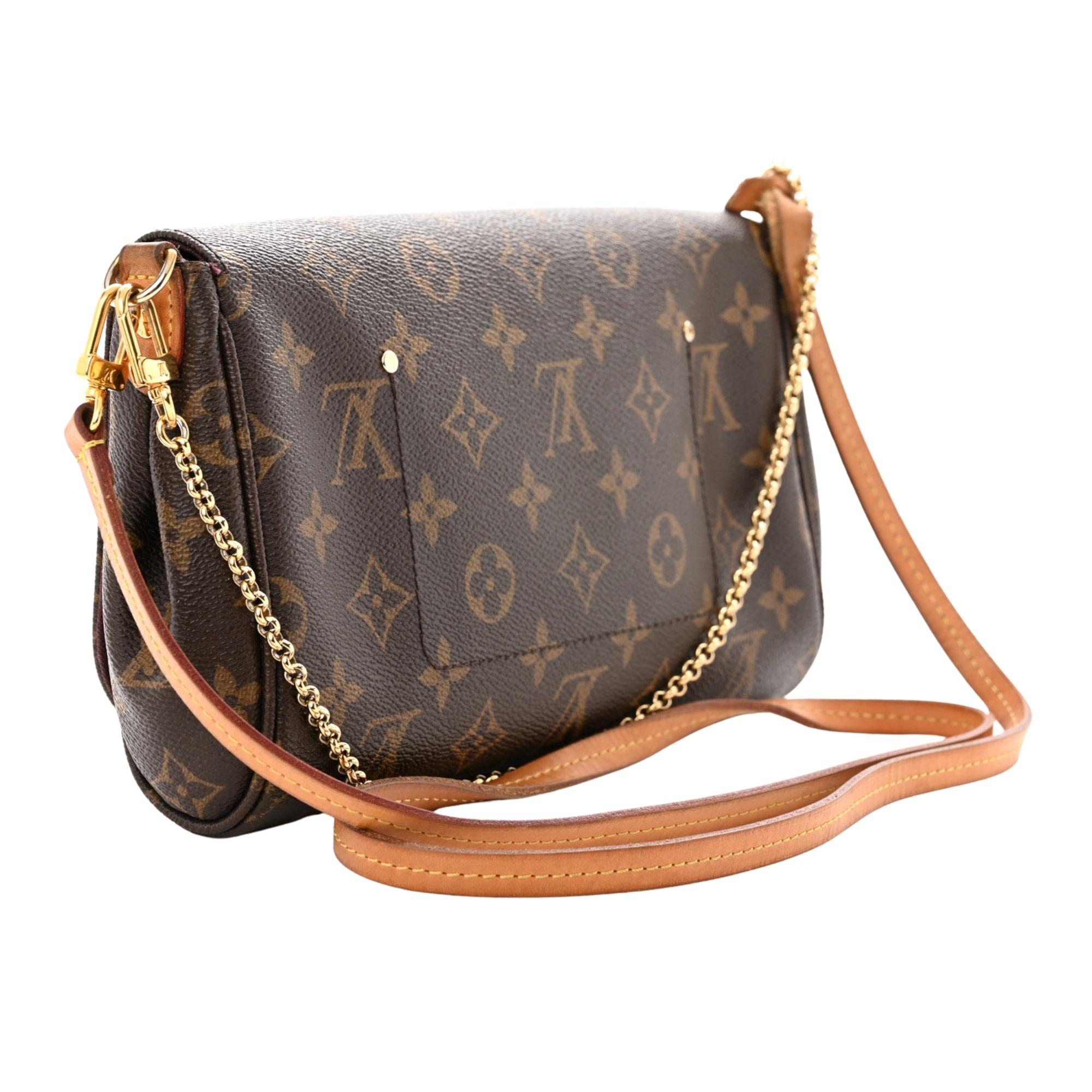 Black Louis Vuitton Monogram Favorite Mm Shoulder Bag For Sale