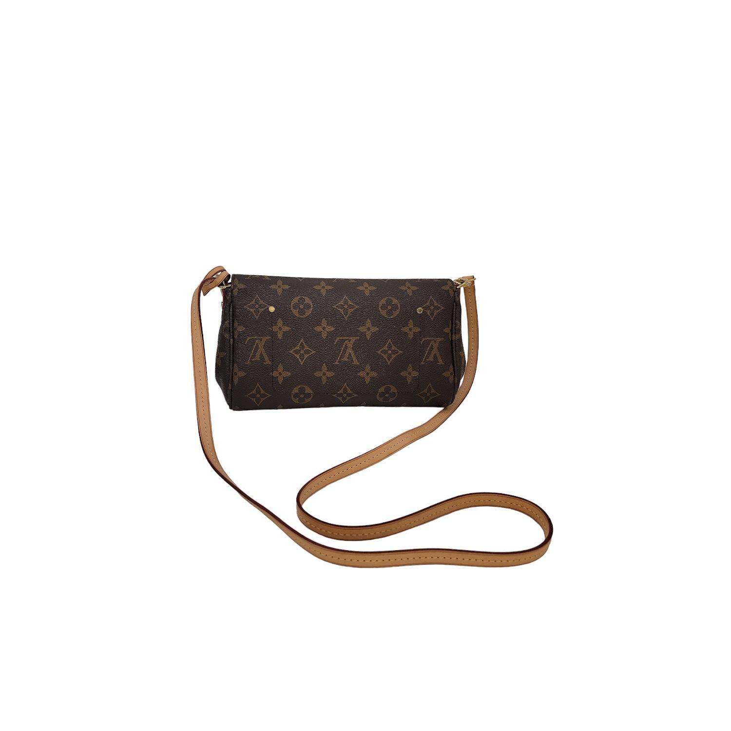 Women's Louis Vuitton Monogram Favorite PM Crossbody Bag