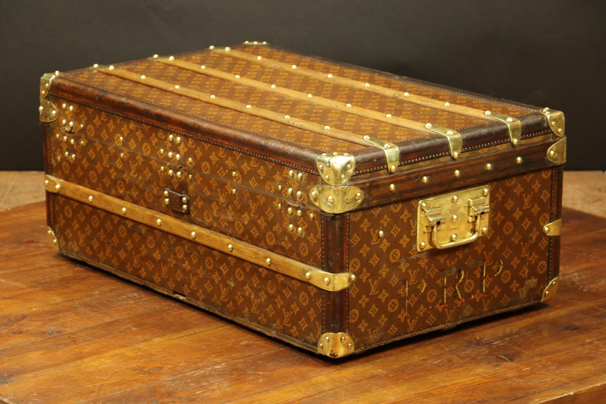 French Louis Vuitton Monogram First Serie Cabin Trunk, 1900s