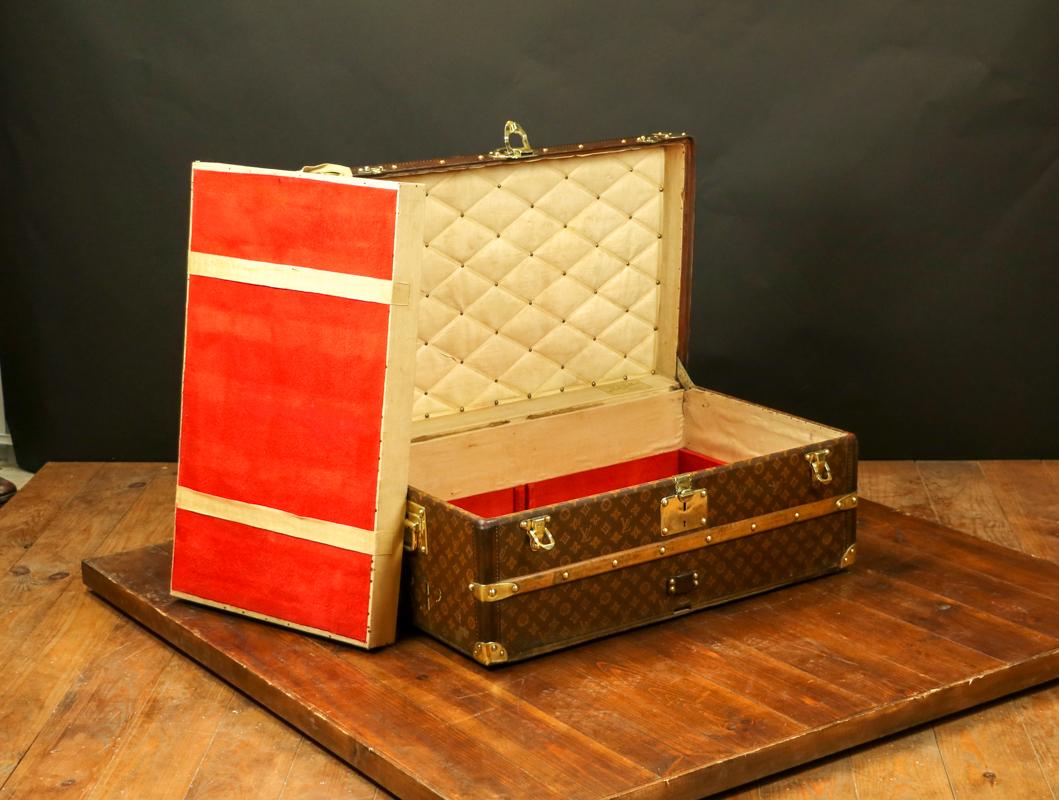 Early 20th Century Louis Vuitton Monogram First Serie Cabin Trunk, 1900s