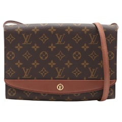 Used Louis Vuitton Monogram Flap Shoulder Bag