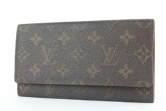 Louis Vuitton Ultra Rare Vintage Monogram Sarah Wallet Flap Porte Tresor  For Sale at 1stDibs
