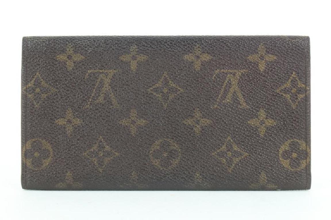 Louis Vuitton Monogram Flap Wallet Vintage Porte Tresor Sarah 313lvs517  In Good Condition In Dix hills, NY