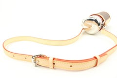 Louis Vuitton Monogram Flask Holder Thermos with Case Water Bottle s28lv15