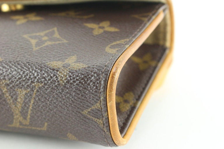 Louis Vuitton Monogram Florentine Belt Bag Waist Pouch Fanny Pack 2LVS518K  For Sale at 1stDibs