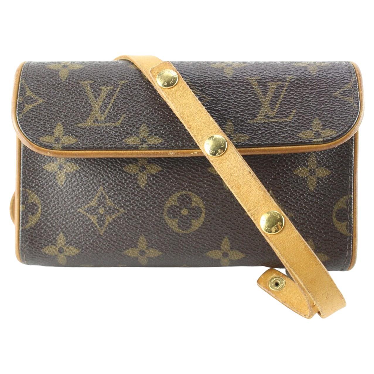 Louis Vuitton Monogram Florentine Belt Bag Waist Pouch Fanny Pack 2LVS518K  at 1stDibs