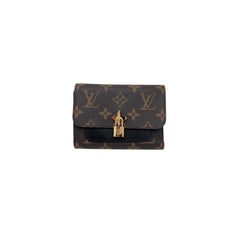 Louis Vuitton Monogram Flower Lock Compact Wallet