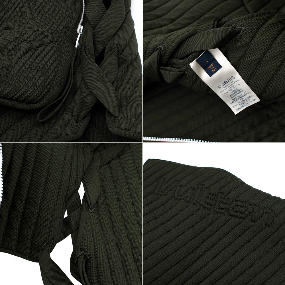 Monogrammierte Blumentasche von Louis Vuitton, gesteppt, vergoldet, Größe L im Angebot 5