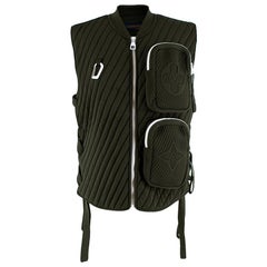 Monogrammierte Blumentasche von Louis Vuitton, gesteppt, vergoldet, Größe L