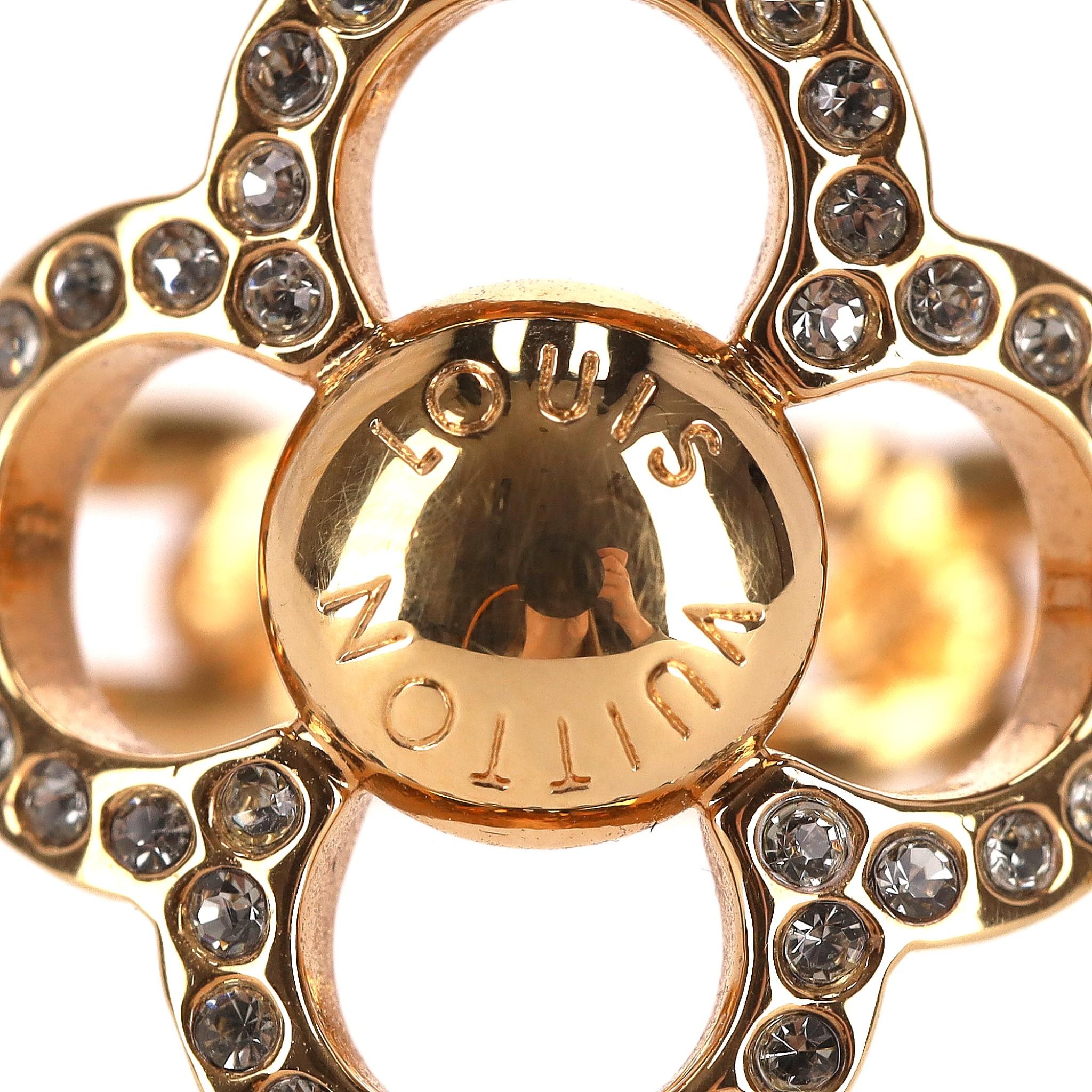 Louis Vuitton Monogram Flower Power Crystal Ring 1