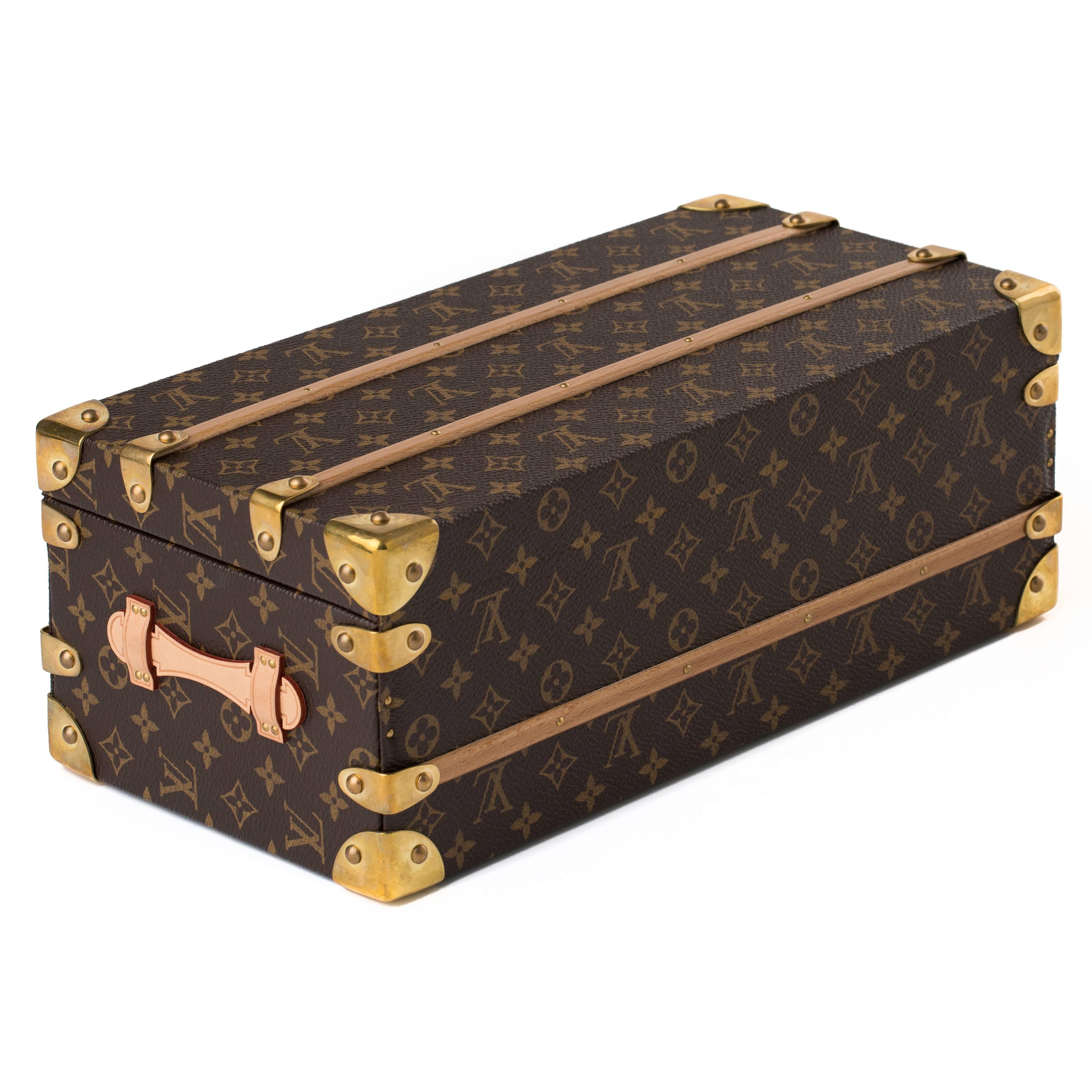 American Classical Louis Vuitton Monogram Flower Trunk