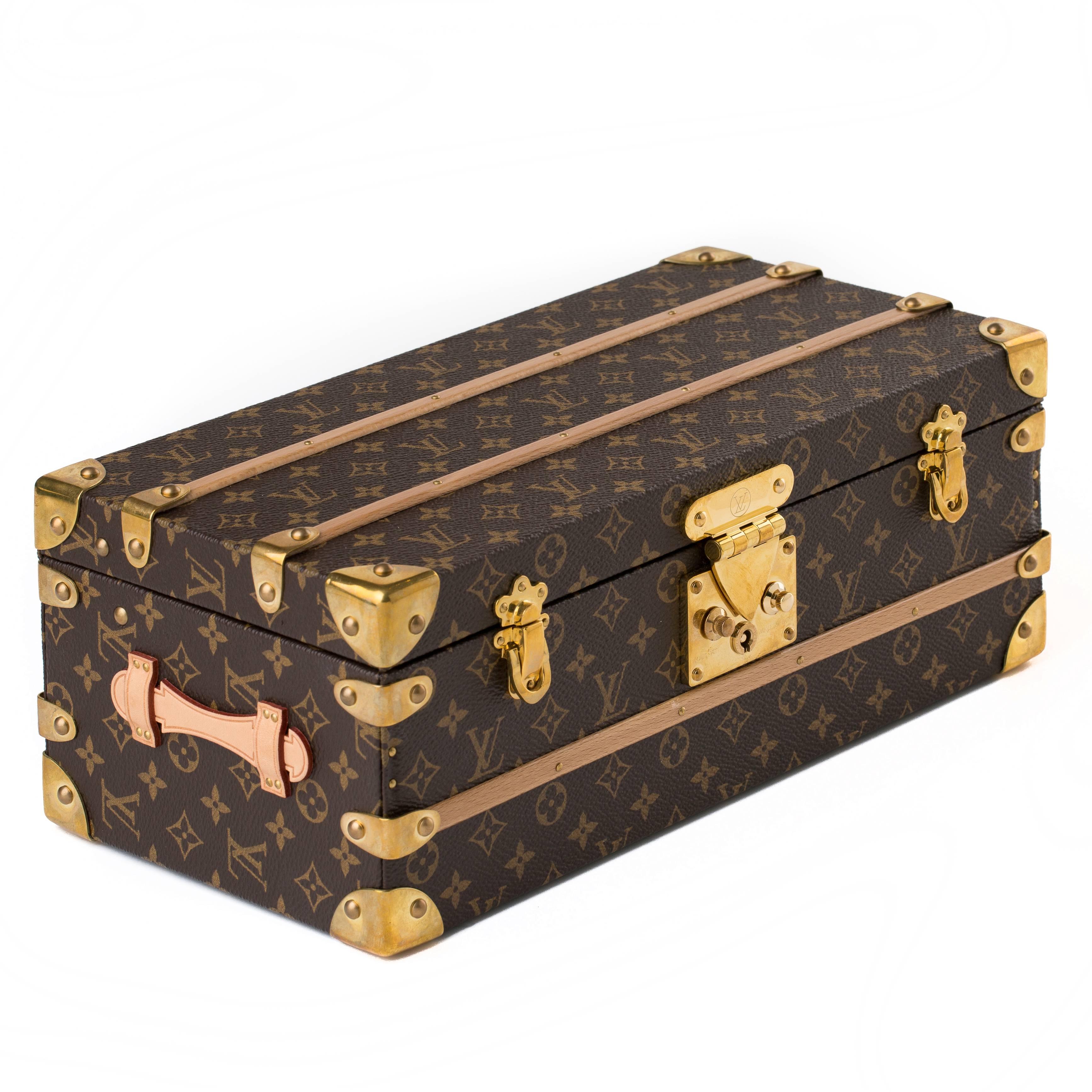 Louis Vuitton Monogram Flower Trunk In Excellent Condition In Double Bay, NSW