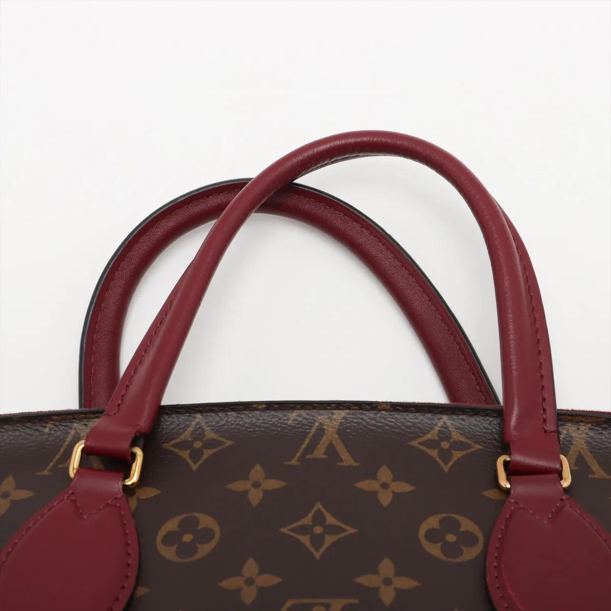 Louis Vuitton Monogram Flower Zipped Tote Bag MM in vendita 2