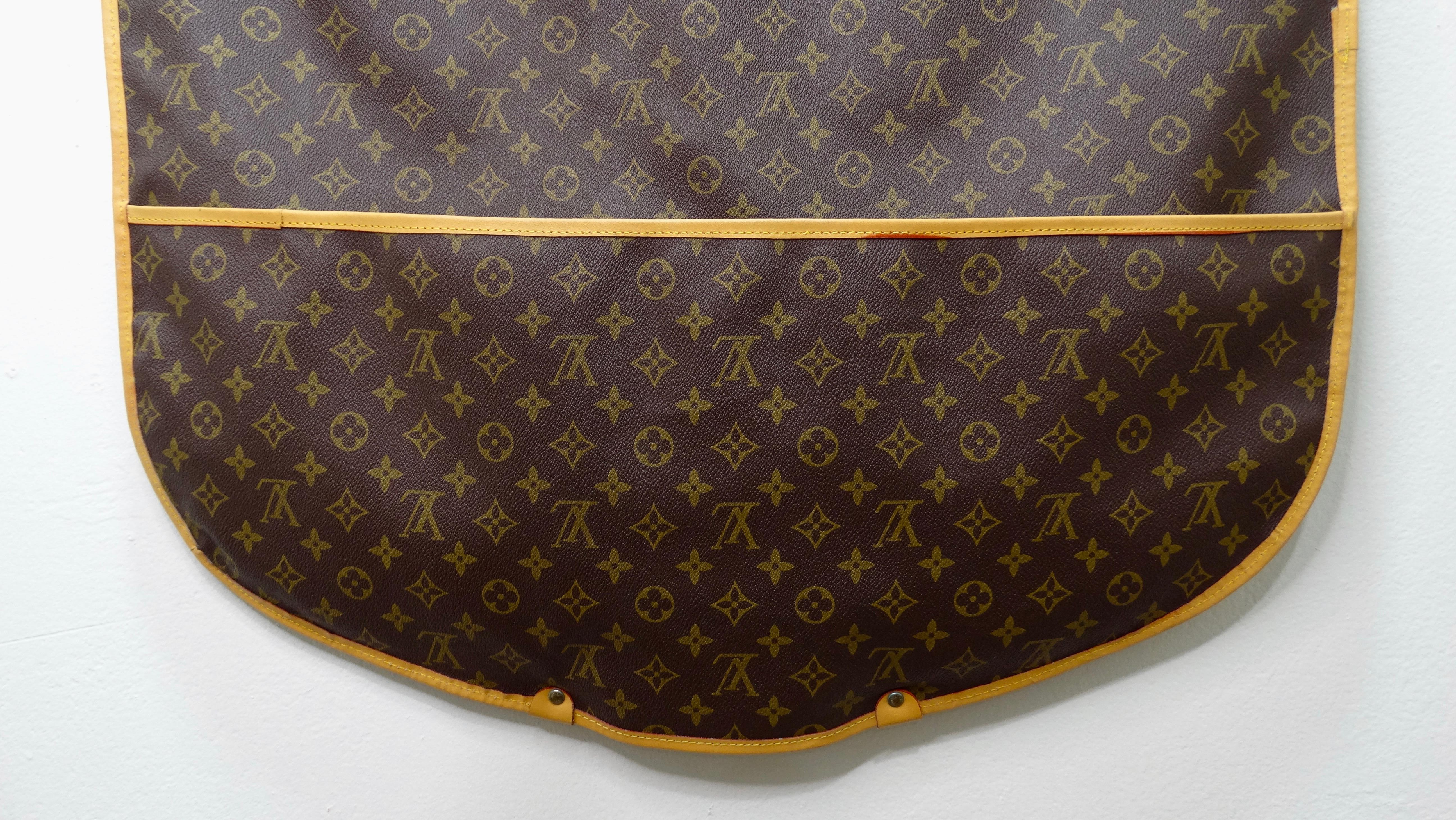 Black Louis Vuitton Monogram Foldable Garment Bag