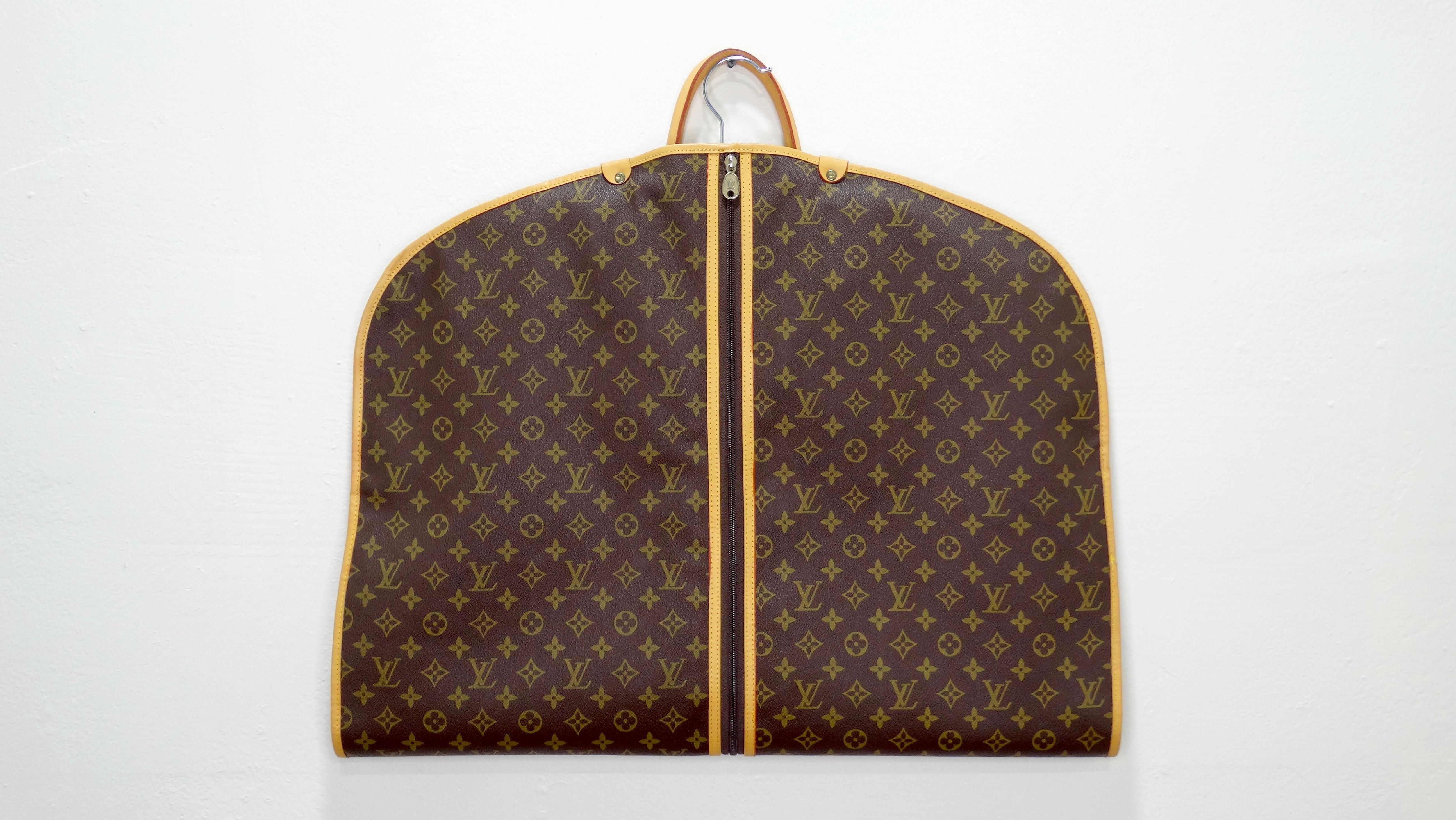Louis Vuitton Monogram Foldable Garment Bag In Good Condition In Scottsdale, AZ