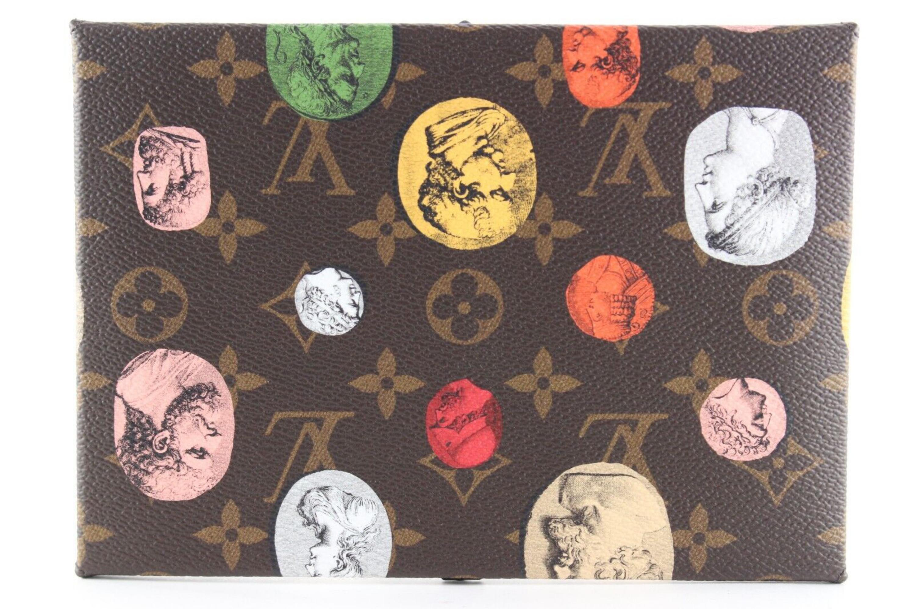 Louis Vuitton Monogram Foransetti Pencil Pouch Art Set Case Clutch 7LU0224 For Sale 3