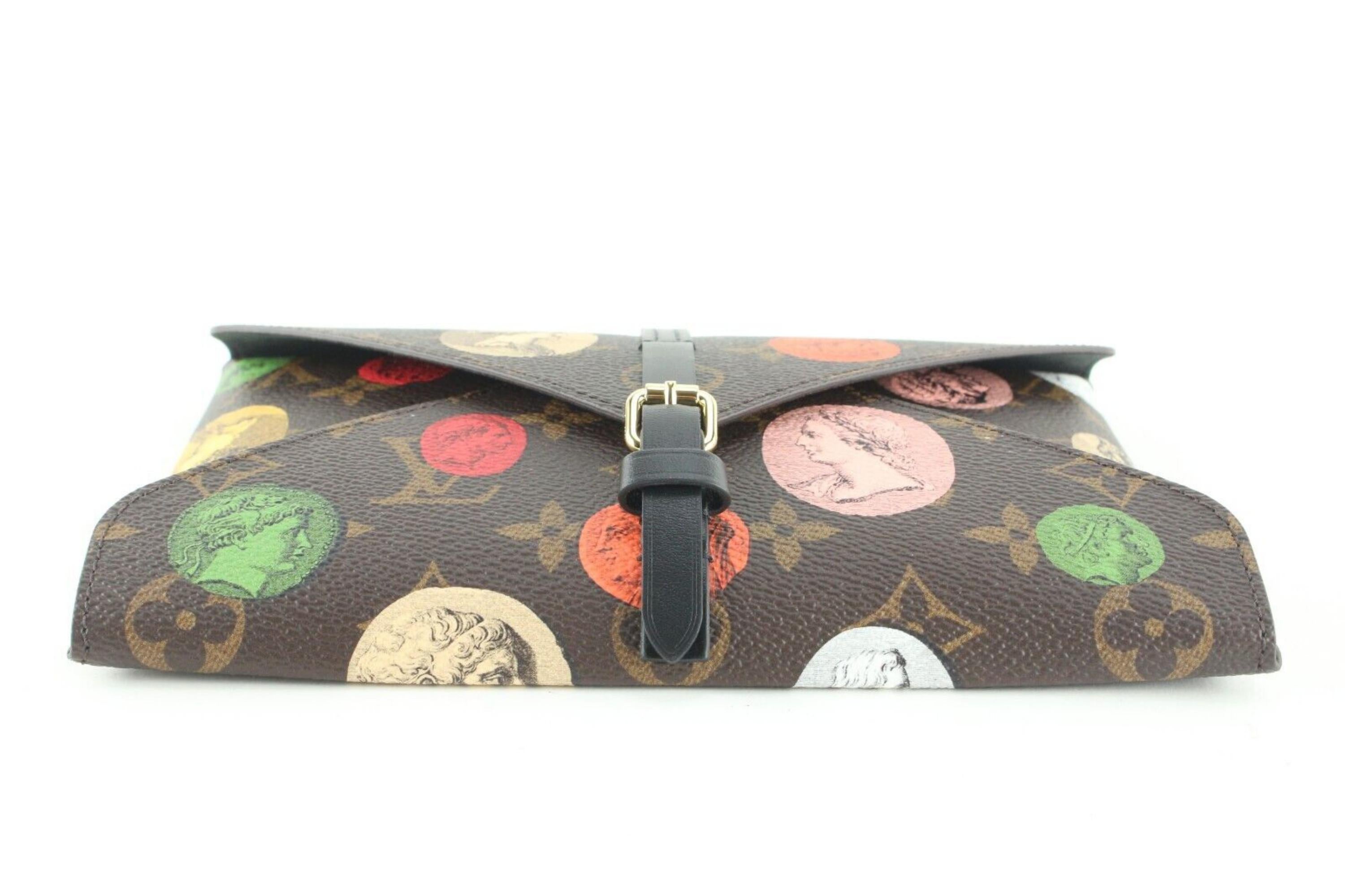 Louis Vuitton Monogram Foransetti Pencil Pouch Art Set Case Clutch 7LU0224 For Sale 4