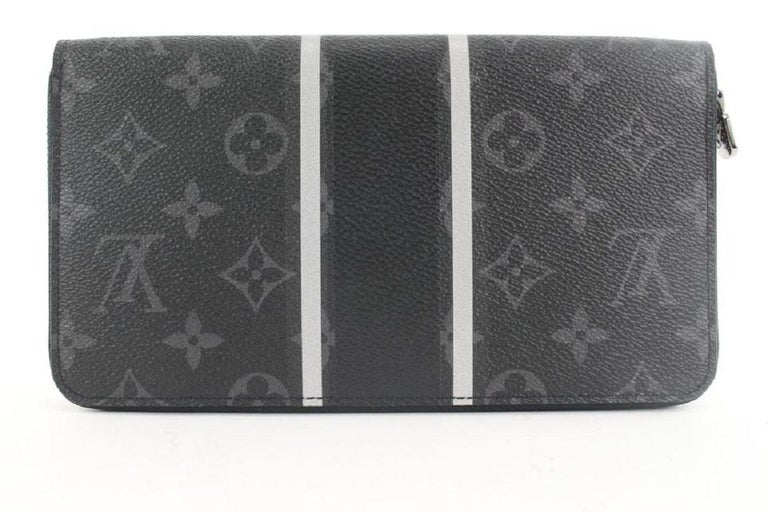 Louis Vuitton Monogram Fragment Black Eclipse Zippy Organizer 