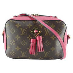 Louis Vuitton Monogram Freesia Saintogne Crossbody Camera Bag Tassels 1L0509C