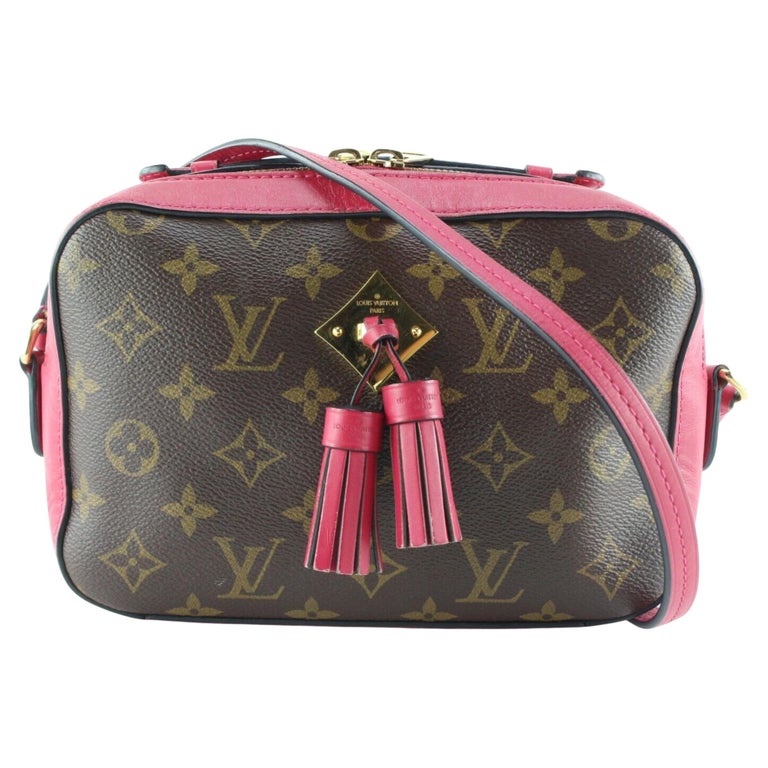 Louis Vuitton Monogram Freesia Saintogne Crossbody Camera Bag Tassels 1L0509C For Sale at 1stDibs
