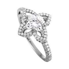 Louis Vuitton Monogram Fusion 1.82 Carat Diamond Platinum Engagement Ring