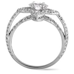 Louis Vuitton Monogram Fusion Diamond Platinum Engagement Ring