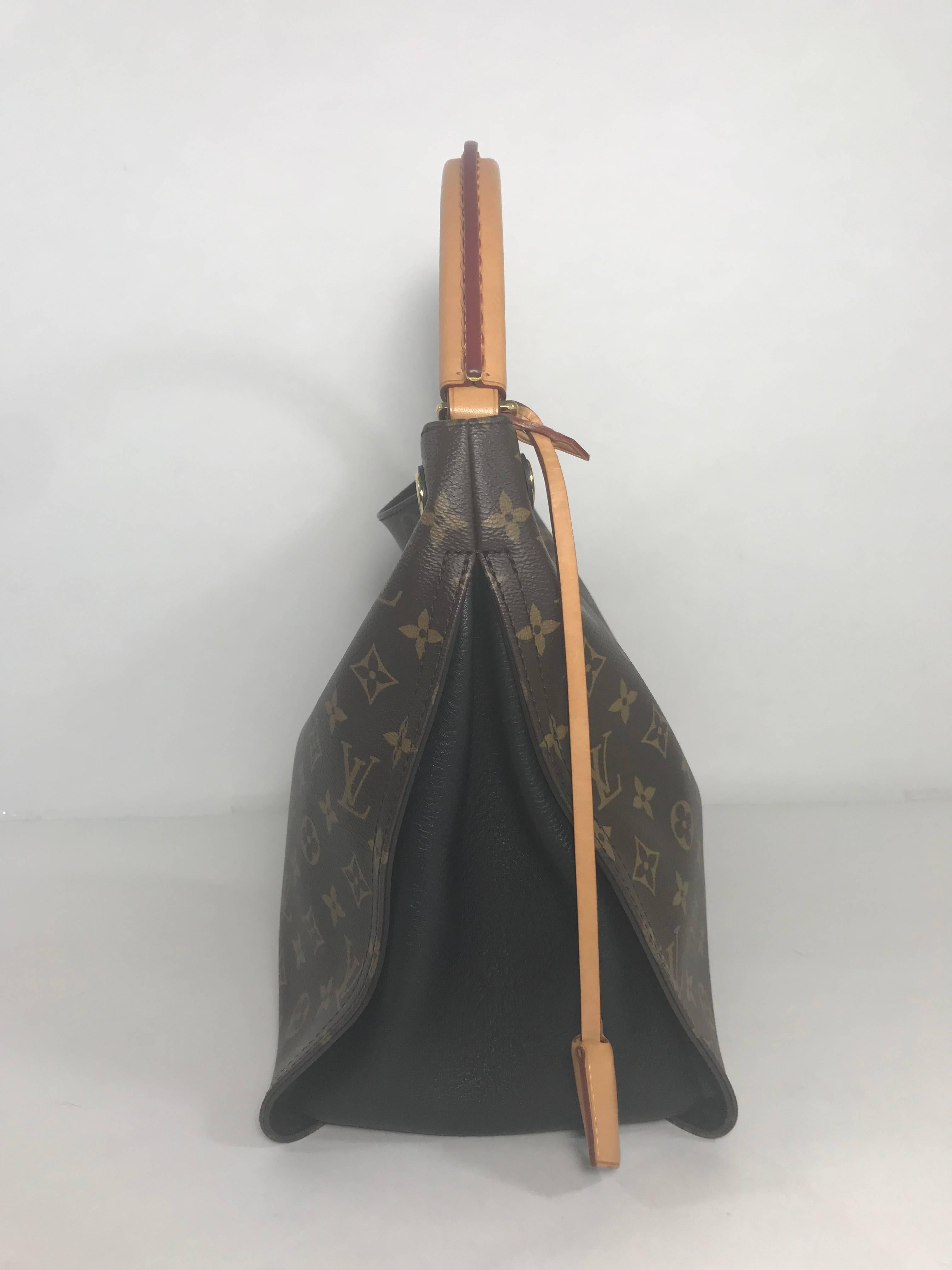 Black Louis Vuitton Monogram Gaia Hobo Bag