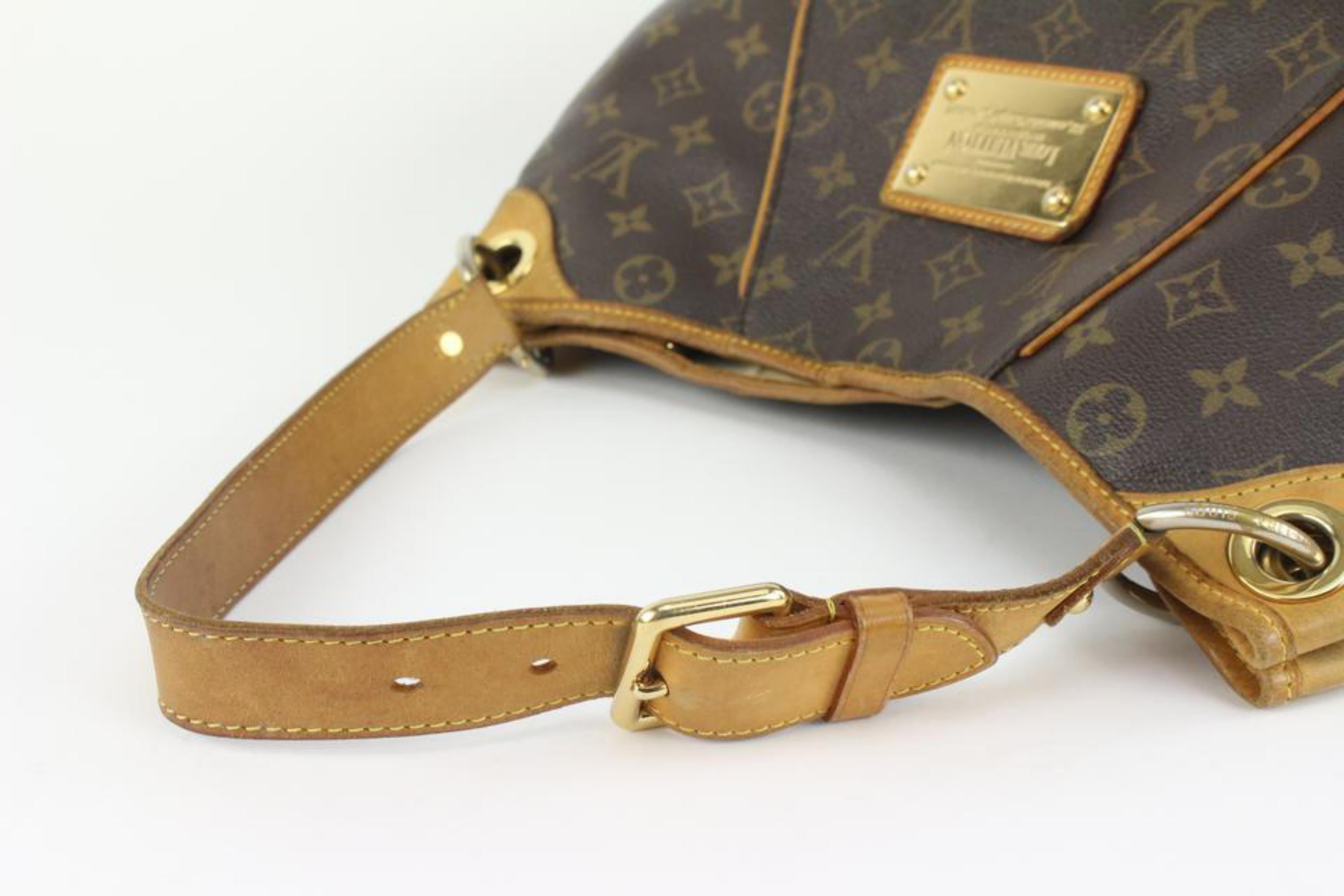 Louis Vuitton Monogram Galliera PM Hobo Bag 121lv43 For Sale 2