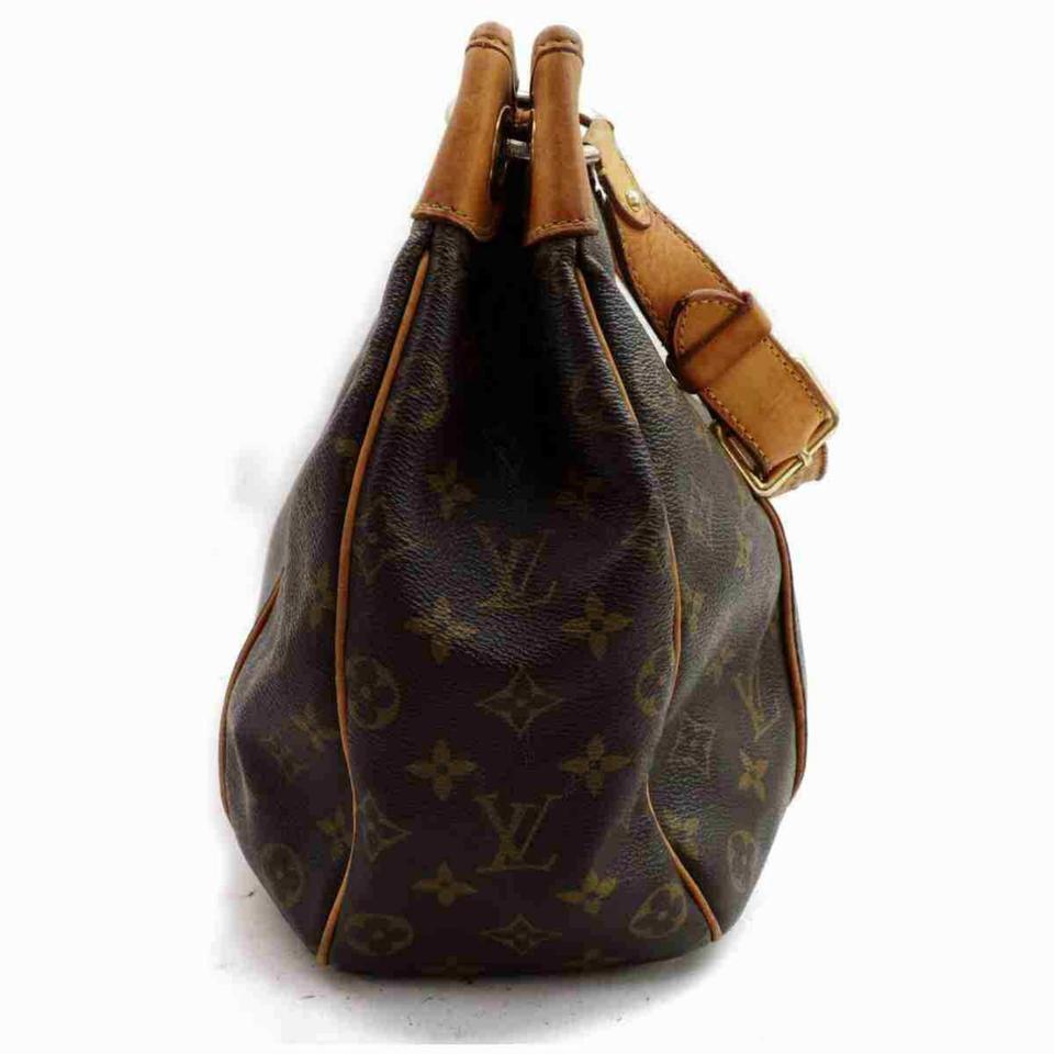 Black Louis Vuitton Monogram Galliera PM Hobo Bag 858226 For Sale