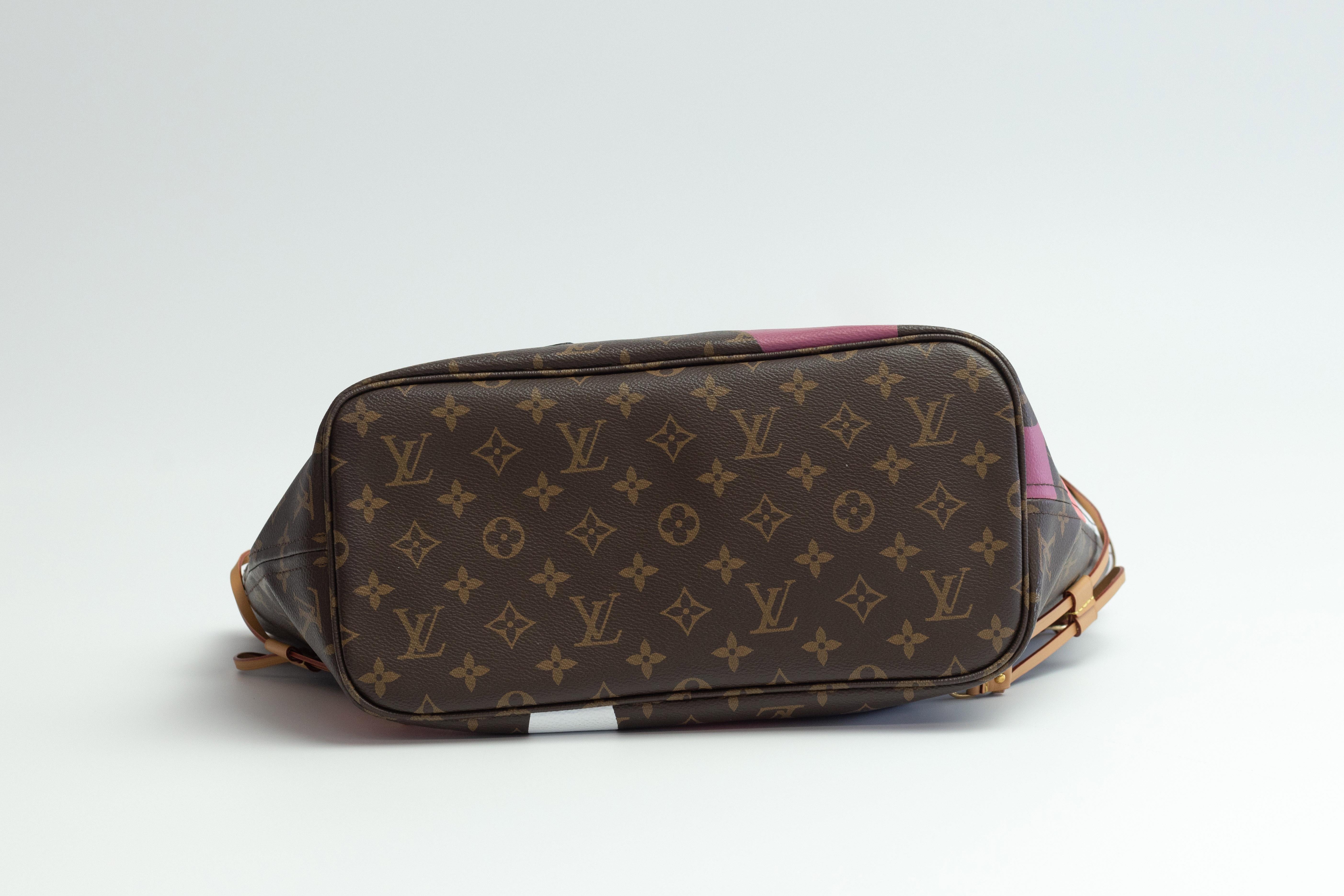Louis Vuitton Monogram Game On Neverfull Mm Tote Bag For Sale 7