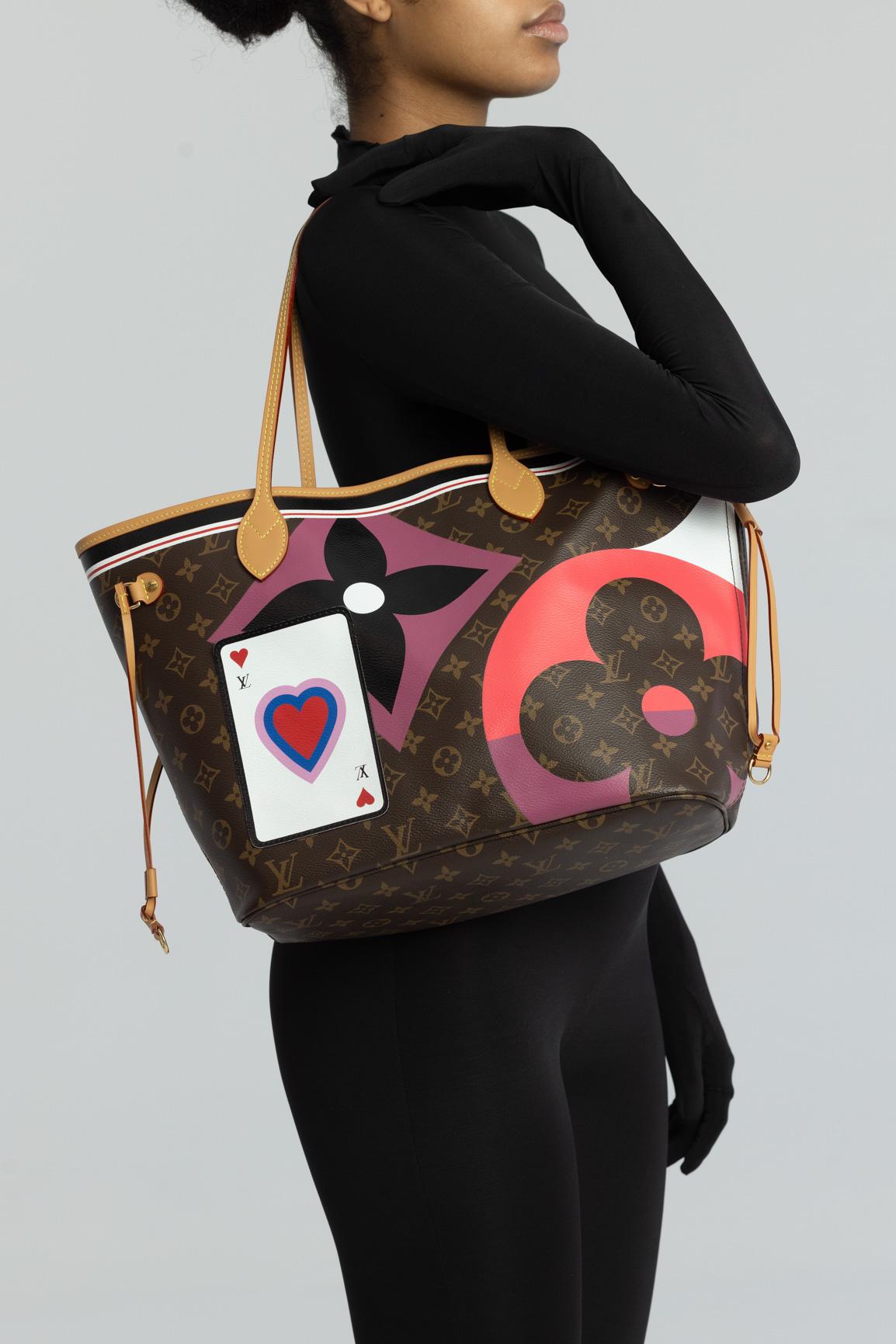 Louis Vuitton Monogram Game On Neverfull Mm Tote Bag In Excellent Condition For Sale In Montreal, Quebec