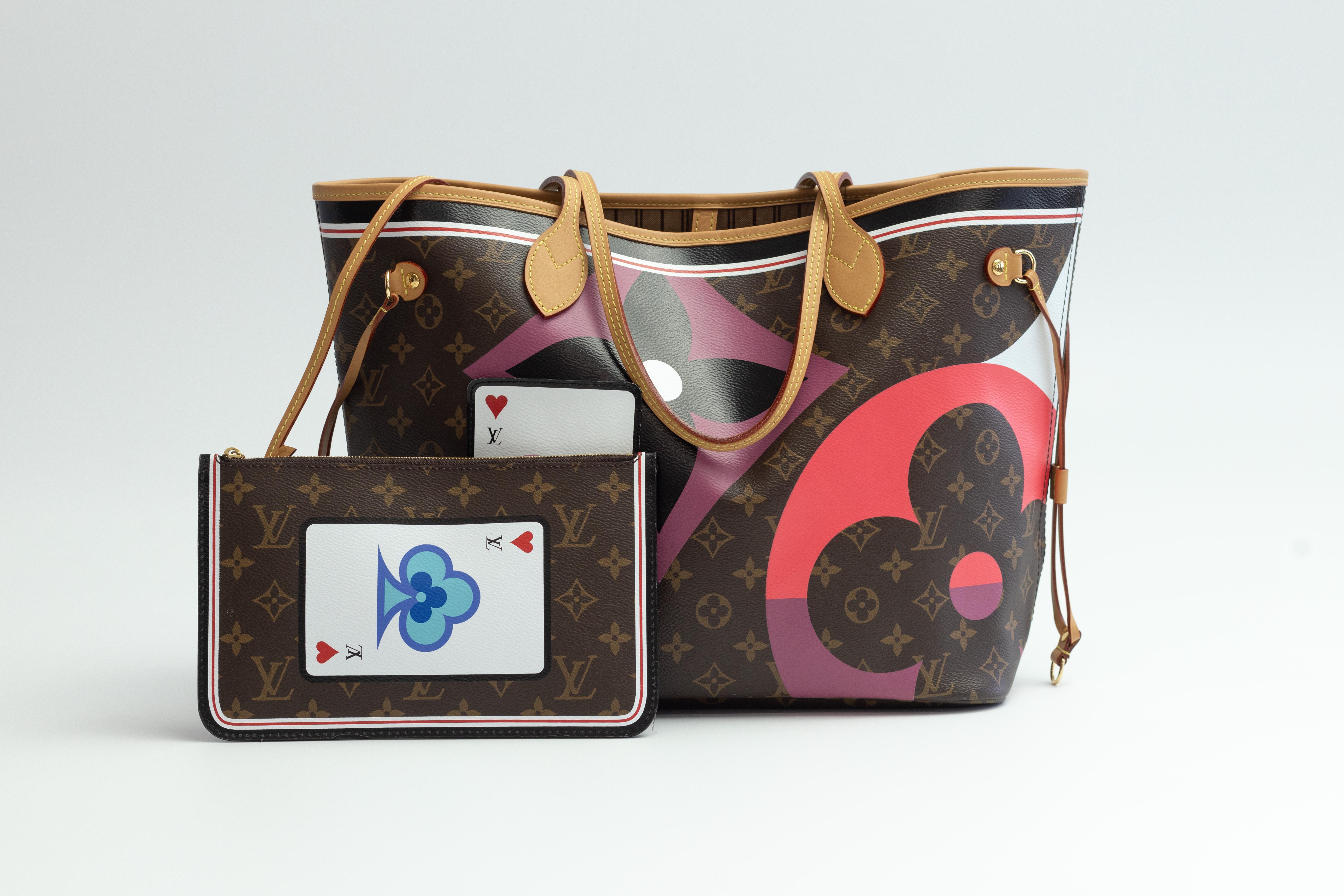 Louis Vuitton Monogram Game On Neverfull Mm Tote Bag For Sale 1