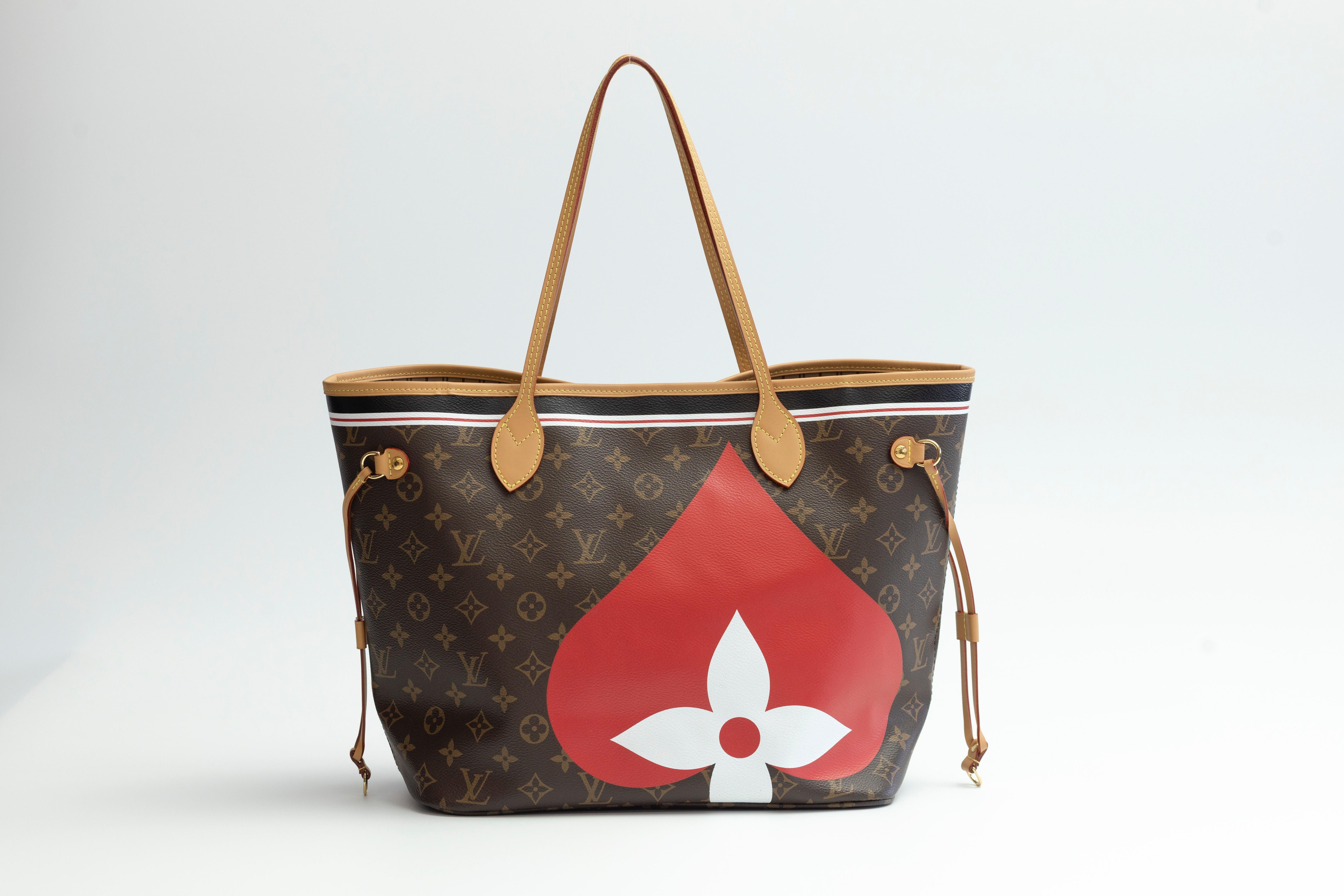 Louis Vuitton Monogram Game On Neverfull Mm Tote Bag For Sale 2