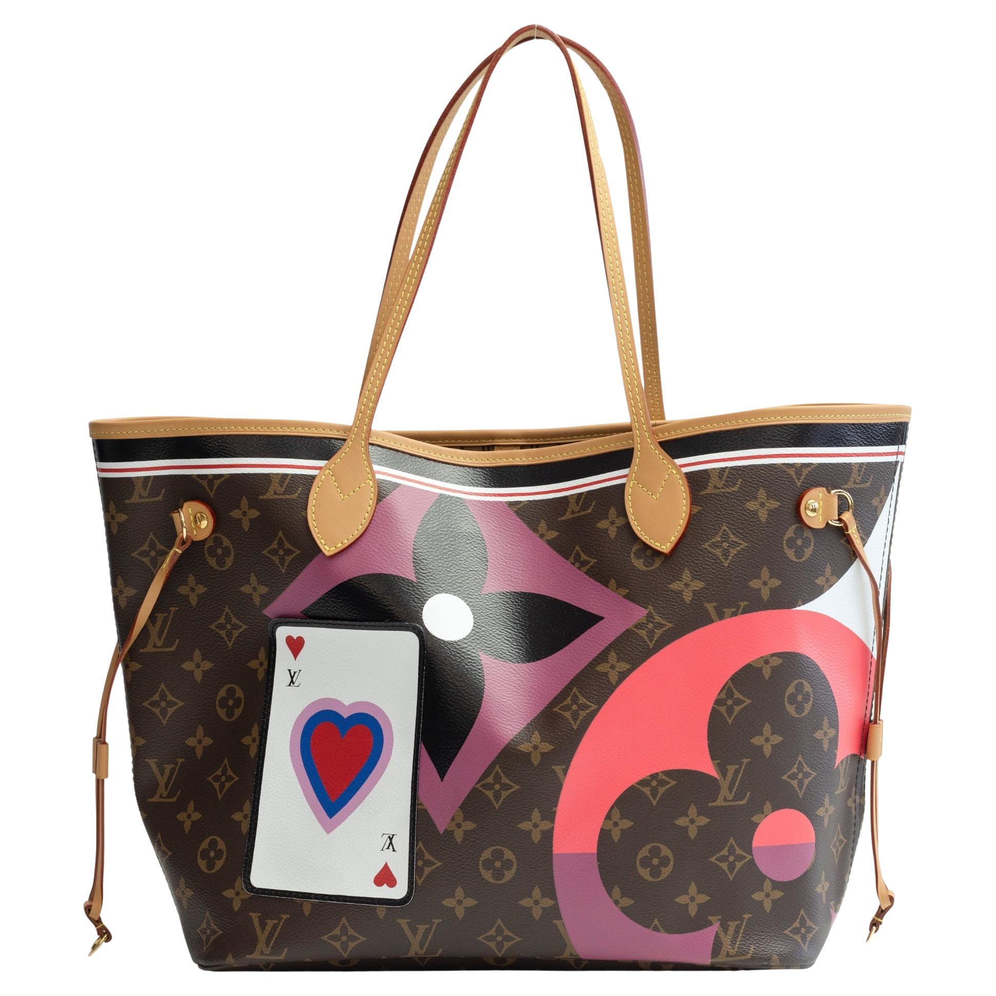 Louis Vuitton Monogram Game On Neverfull Mm Tote Bag For Sale