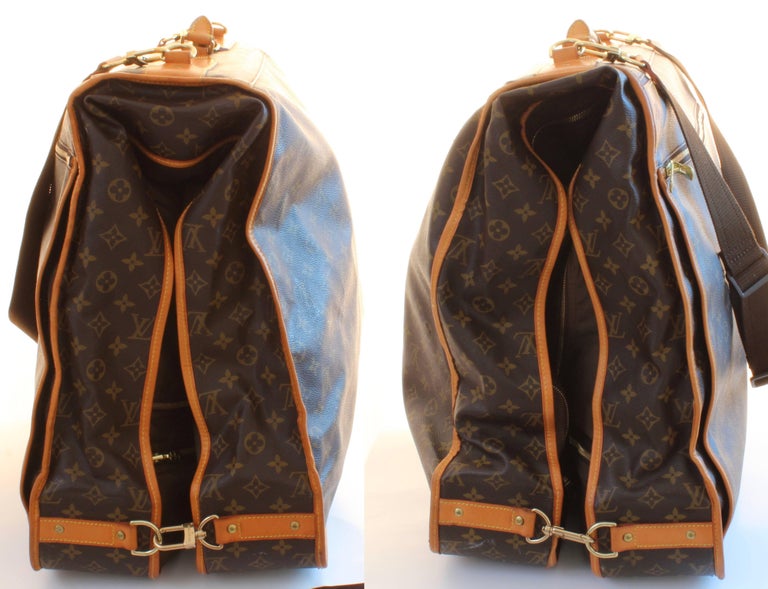Louis Vuitton Monogram Garment Bag Suitcase Travel Luggage + Shoulder