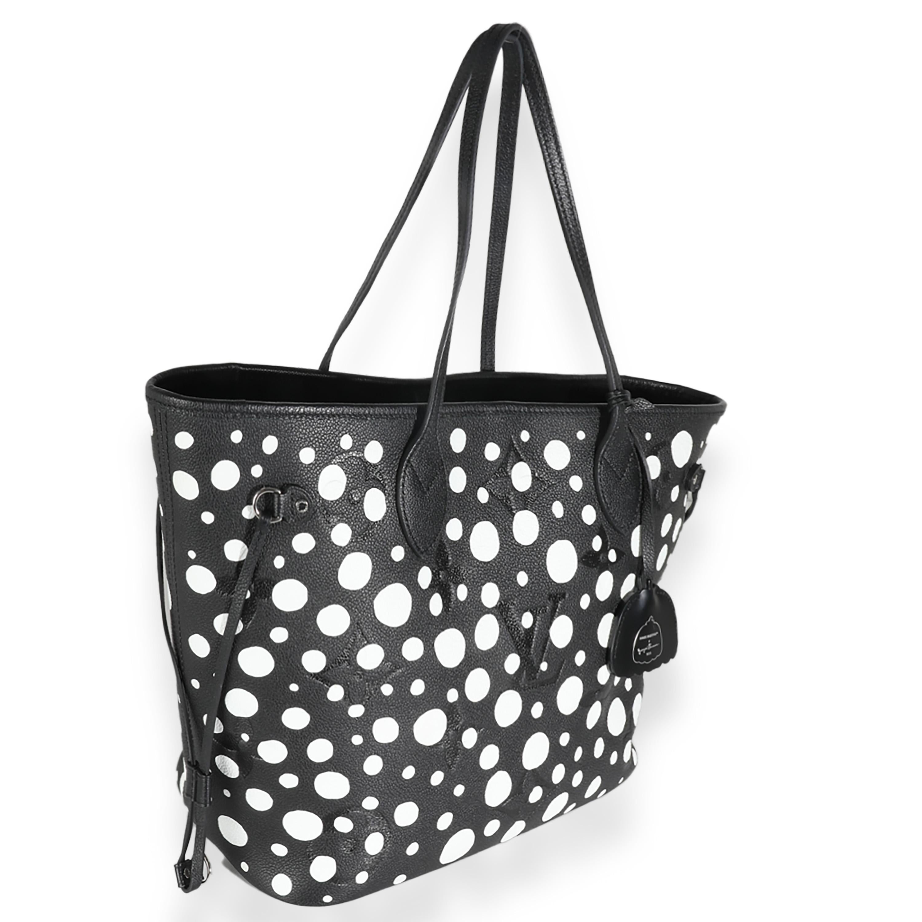 Black Louis Vuitton Monogram Giant Empreinte Infinity Dots Neverfull MM
